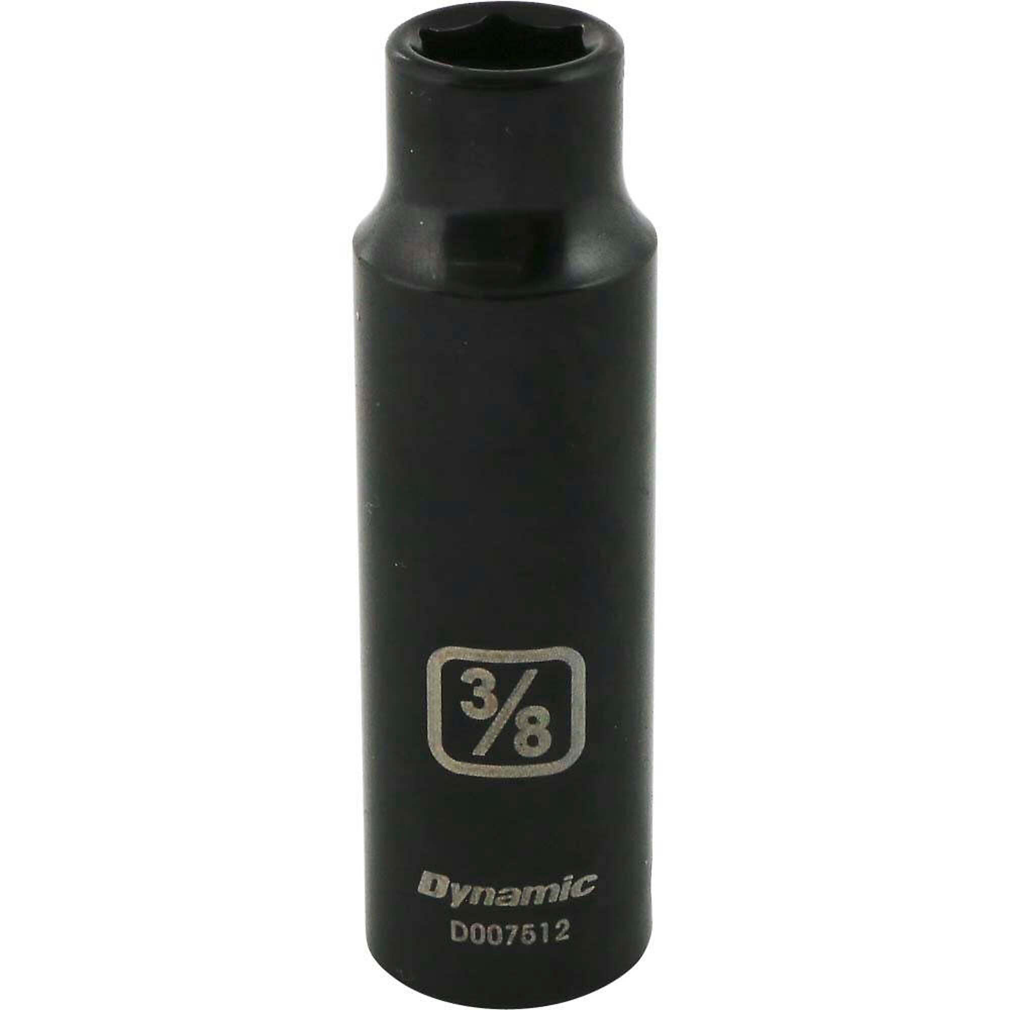 Dynamic Tools 3/8" Drive 6 Point SAE, 3/8" Deep Length, Impact Socket